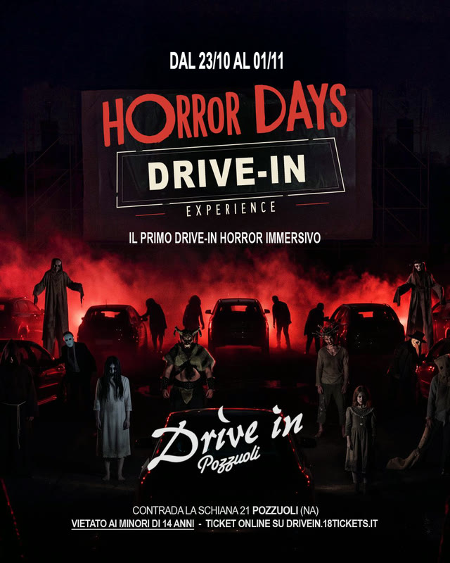 Locandina Horror Days Drive-In, dal 23/10 al 01/11